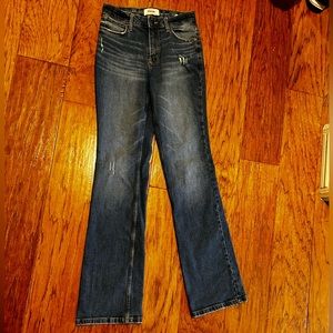 Women’s Wrangler high rise bold bootcut jeans size 25”waist 34” inseam